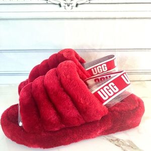Ugg red yeah slide slippers